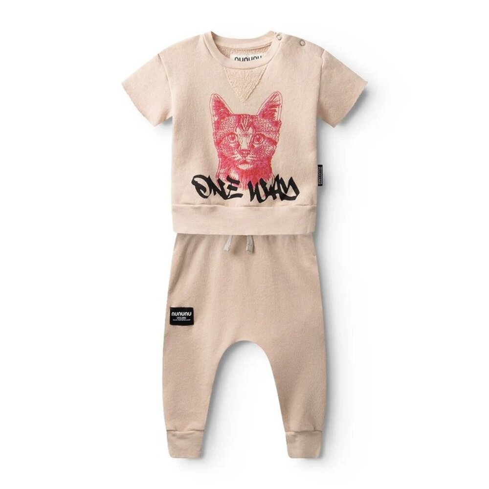 Nununu Cool Cat Set in Nude